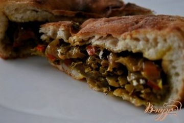 фото рецепта Пирог с тушеной капустой