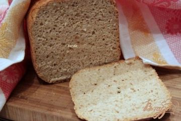фото рецепта Смешанный хлеб с рисовыми хлопьями