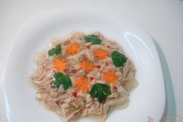 фото рецепта Курица заливная