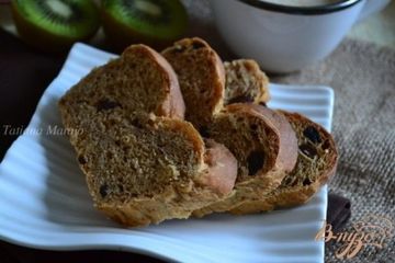 фото рецепта Кофейный сладкий хлеб с изюмом