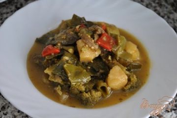 фото рецепта Овощное рагу с брокколи