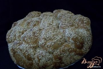 фото рецепта Обезьяний хлеб с сыром и кунжутом