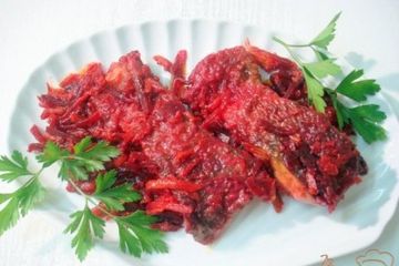 фото рецепта Рыба под свекольным маринадом