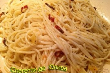 фото рецепта Спагетти де олива