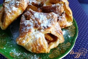 фото рецепта Слойки с яблоками