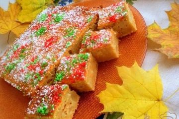 фото рецепта Морковный пряный пирог с фруктами