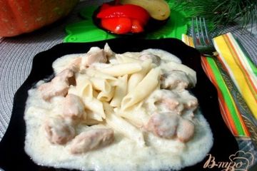 фото рецепта Подлива со свинины с луком и сметаной