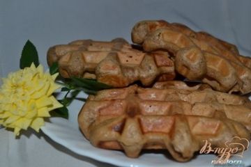 фото рецепта Кофейно-шоколадные вафли