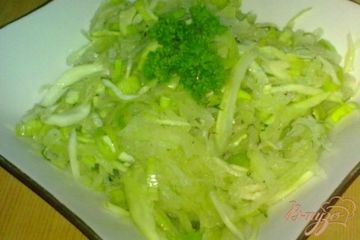 фото рецепта Салат из зеленой редьки