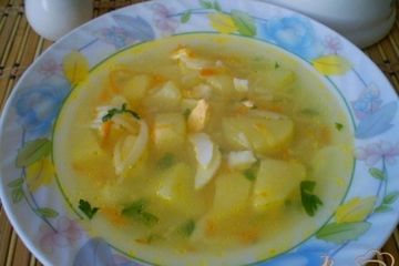 фото рецепта Суп с вареными яйцами