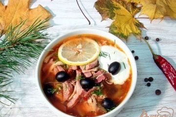 фото рецепта Солянка мясная сборная с почками
