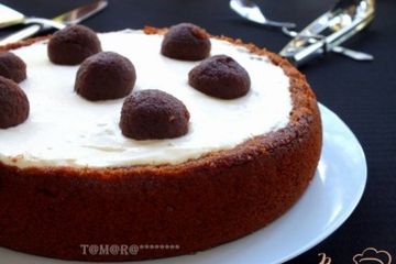 фото рецепта Творожный торт черный трюфель