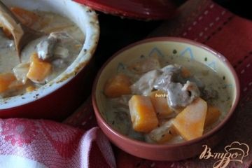 фото рецепта Гуляш из свинины  тыквы по-немецки