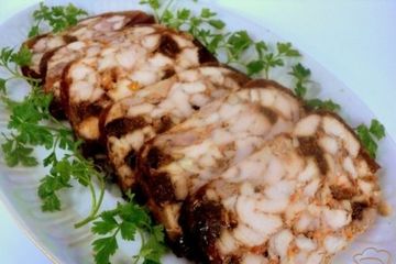 фото рецепта Куриный рулет с инжиром