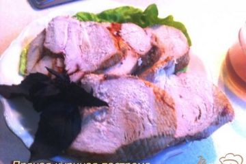 фото рецепта Пастрома пряная из куриного филе