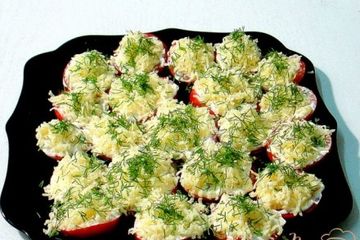 фото рецепта Закуска из помидоров и сыра