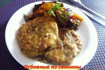 фото рецепта Отбивные из свиниы в пряной панировке