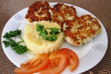 фото рецепта Куриные оладушки с овощами