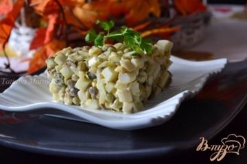 фото рецепта Салат с кальмарами