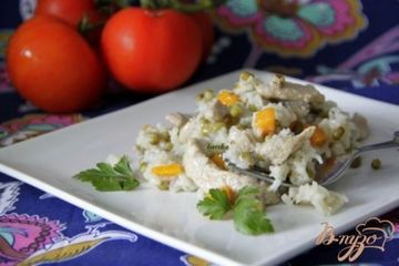 фото рецепта Плов с рисом и машем