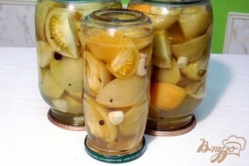 фото рецепта Маринованные зелёные помидоры