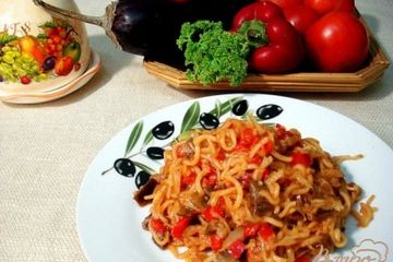 фото рецепта Локшина с овощами