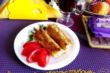 фото рецепта Бутерброды-трубочки