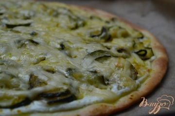 фото рецепта Закусочная лепешка с цукини и сыром
