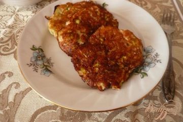 фото рецепта Кабачково-яблочные оладьи