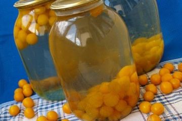 фото рецепта Компот с алычой