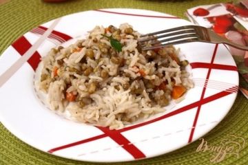 фото рецепта Гарнир из маша и риса