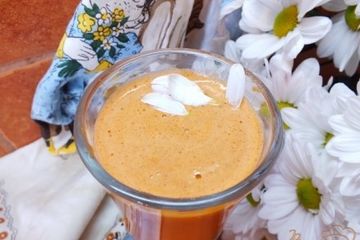 фото рецепта Тыквенно-морковный фрэш с лаймом