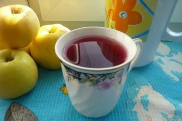 фото рецепта Виноградно-яблочный компот с мятой