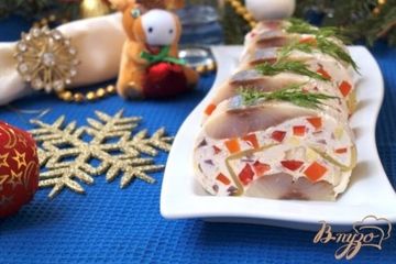 фото рецепта Закуска из сельди Калейдоскоп