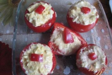 фото рецепта Помидоры фаршированые сыром