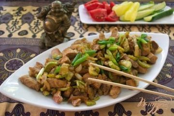 фото рецепта Свинина тушеная с цукини