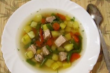 фото рецепта Мясной суп с овощами