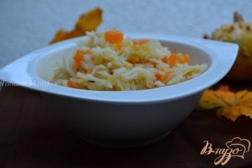 фото рецепта Рис с тыквой и миндалем