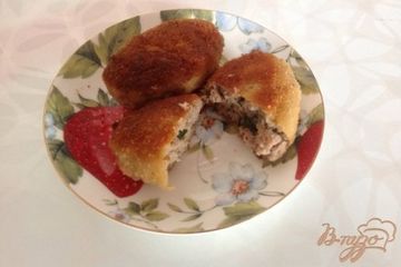 фото рецепта Котлеты с маслом и зеленью