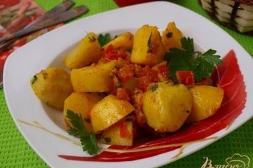 фото рецепта Картофель,приготовленный со специями