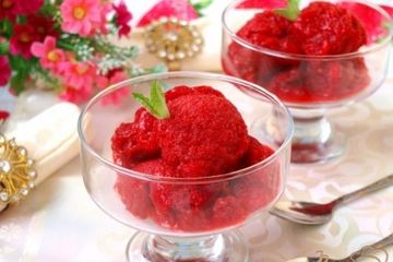 фото рецепта Клубничный сорбет