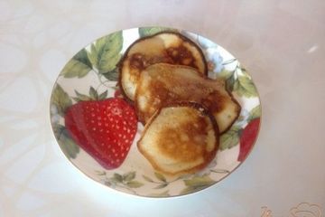 фото рецепта Оладушки с яблоками