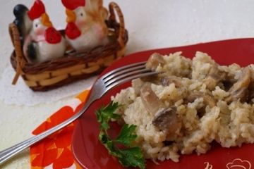 фото рецепта Шила-плов с шампиньонами