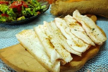 фото рецепта Сало свиное закусочное с тимьяном