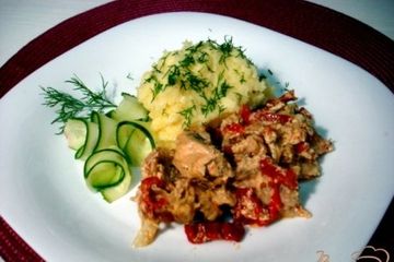 фото рецепта Куриное мясо с овощами