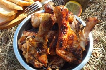 фото рецепта Шашлык из вымоченных куриных голеней