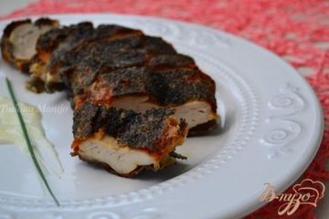 фото рецепта Куриные грудки в маковой панировке