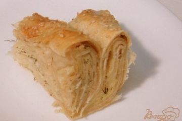 фото рецепта Рулет из лаваша запеченный