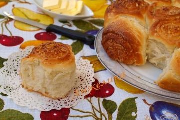 фото рецепта Булочки с кокосовой стружкой