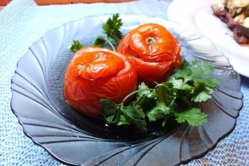 фото рецепта Помидор запеченный с кабачком и сыром